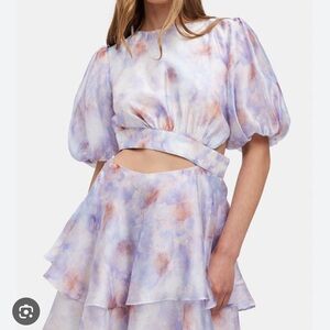 Bardot Pastel Mini Dress